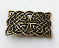 Boucle de ceinture Celtique plaqué bronze