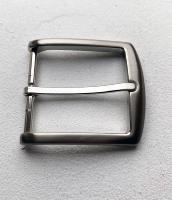 Boucle de ceinture classique 58 finition nickel satiné