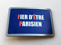 Boucle de ceinture Fier d'être Parisien, supporter football