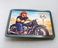 Boucle de ceinture Biker route 66 vintage