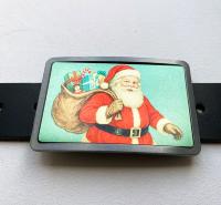 Boucle de ceinture Père Noël , vintage