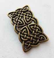 Boucle de ceinture Celtique plaqué bronze