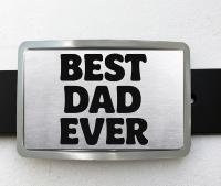 Boucle de ceinture message Best Dad ever