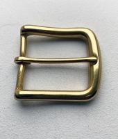 Boucle de ceinture classique 39 Laiton massif finition Laiton satiné brossé