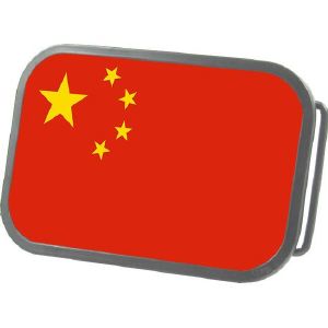 Boucle de ceinture Drapeau Chine