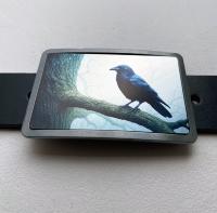 Boucle de ceinture Corbeau noir 